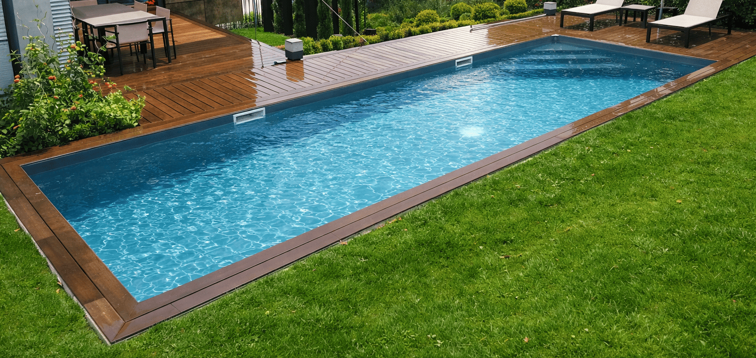 Rénovation de piscine avec membrane armée et électrolyse au sel à Leucate par Les Piscines de Marius